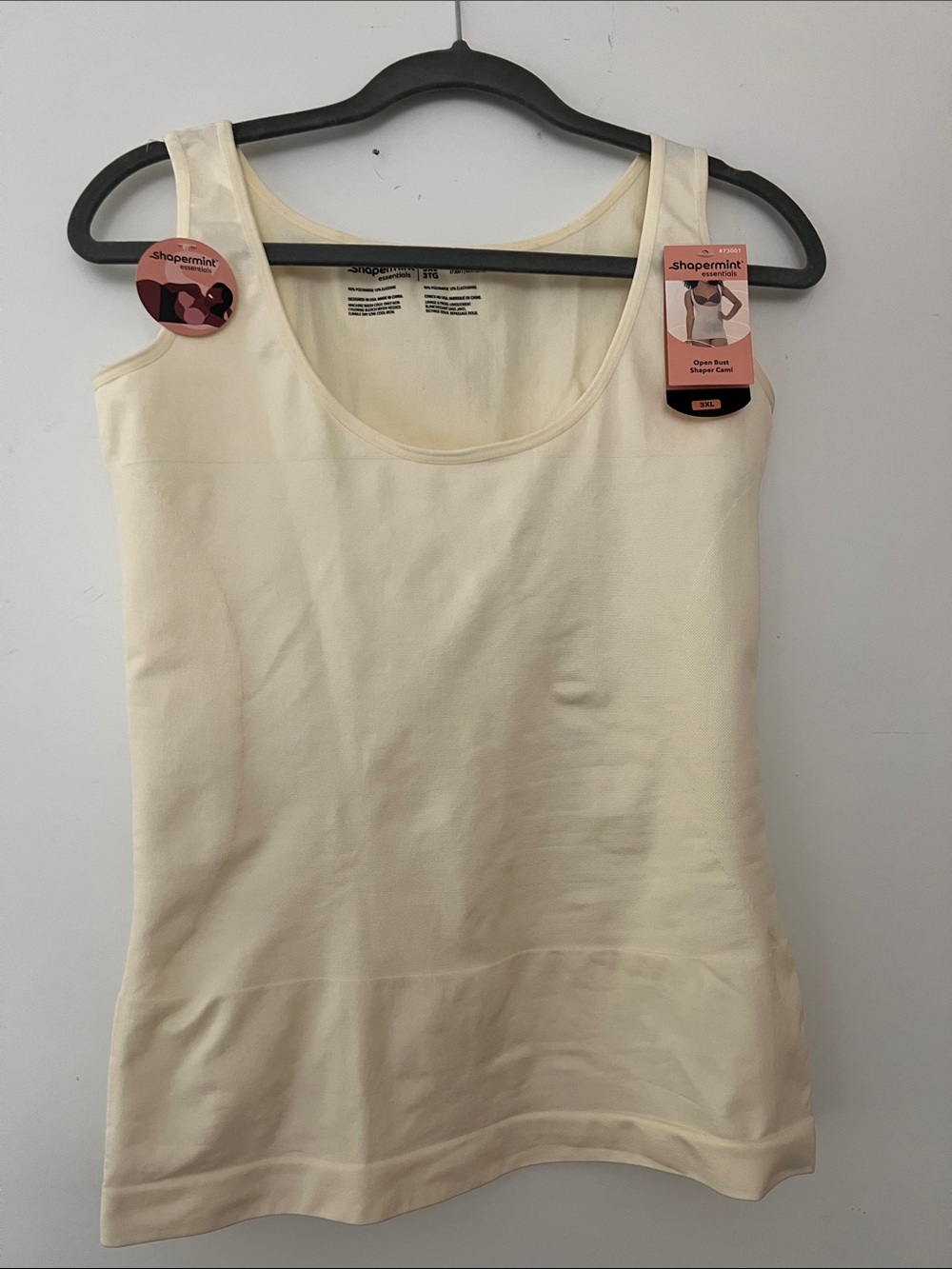 NWT Shapermint Essentials Open Bust Shaper Cami women size 3x